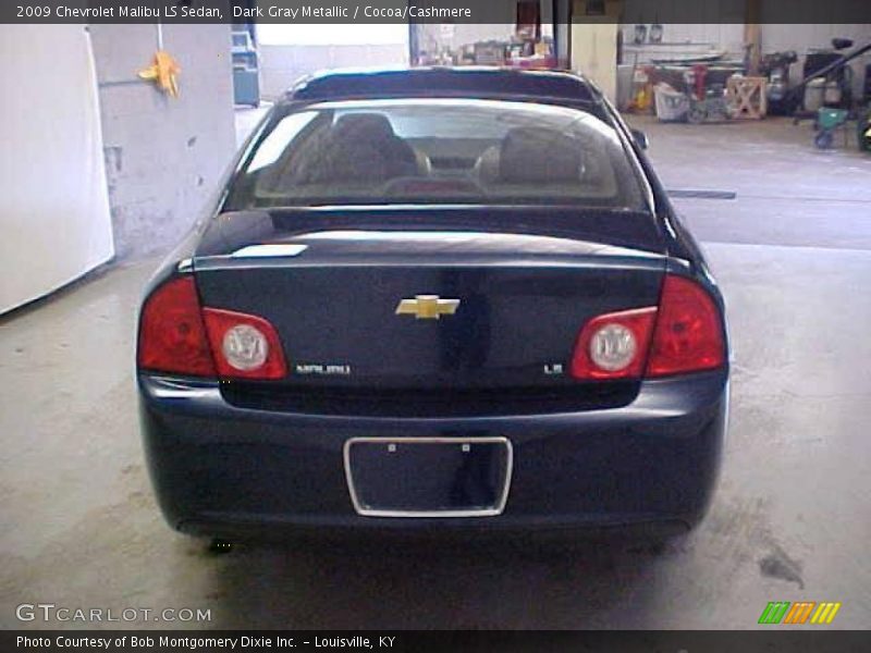 Dark Gray Metallic / Cocoa/Cashmere 2009 Chevrolet Malibu LS Sedan