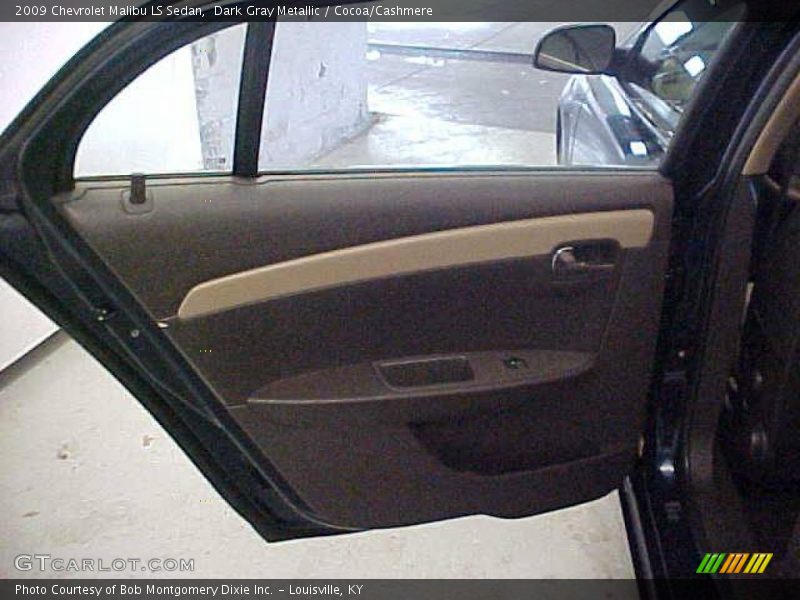 Dark Gray Metallic / Cocoa/Cashmere 2009 Chevrolet Malibu LS Sedan