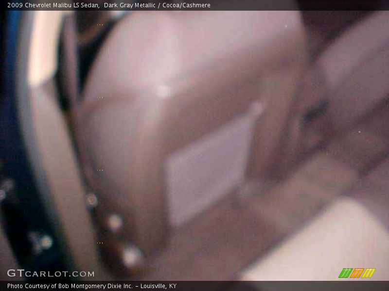 Dark Gray Metallic / Cocoa/Cashmere 2009 Chevrolet Malibu LS Sedan