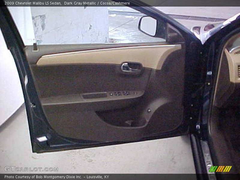 Dark Gray Metallic / Cocoa/Cashmere 2009 Chevrolet Malibu LS Sedan