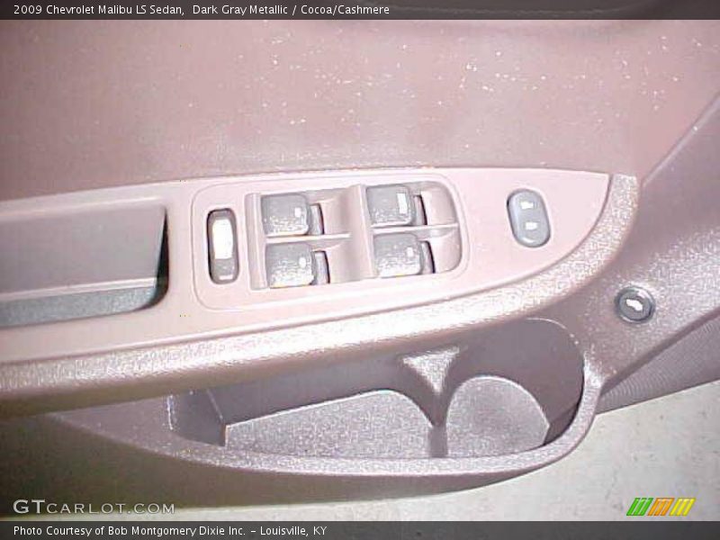 Dark Gray Metallic / Cocoa/Cashmere 2009 Chevrolet Malibu LS Sedan