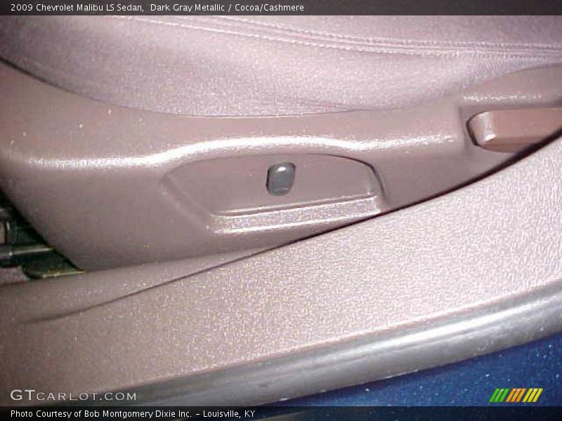Dark Gray Metallic / Cocoa/Cashmere 2009 Chevrolet Malibu LS Sedan