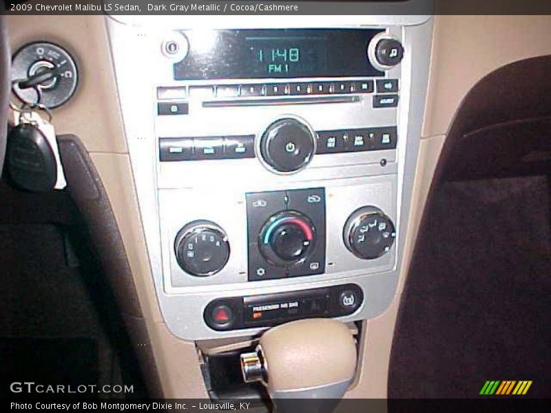 Dark Gray Metallic / Cocoa/Cashmere 2009 Chevrolet Malibu LS Sedan