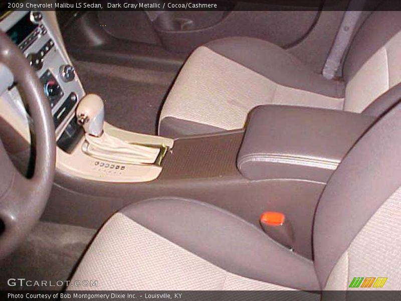 Dark Gray Metallic / Cocoa/Cashmere 2009 Chevrolet Malibu LS Sedan