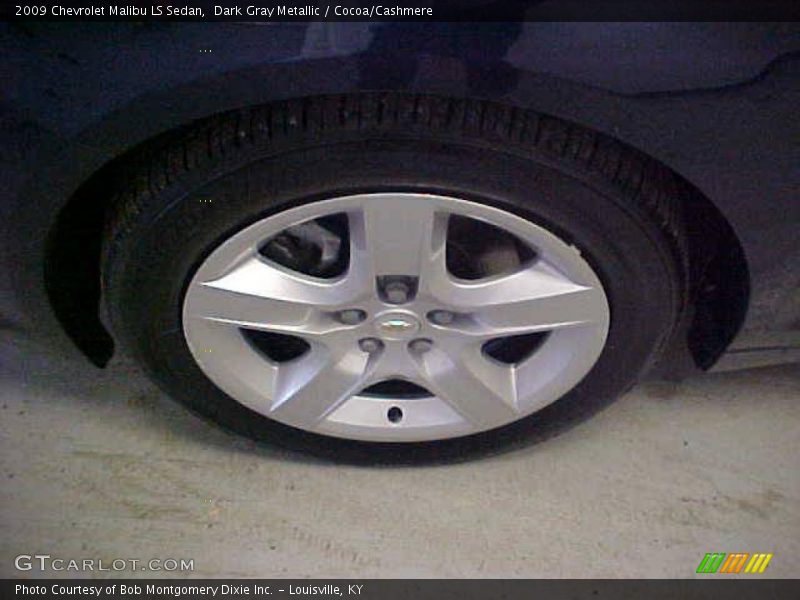 Dark Gray Metallic / Cocoa/Cashmere 2009 Chevrolet Malibu LS Sedan