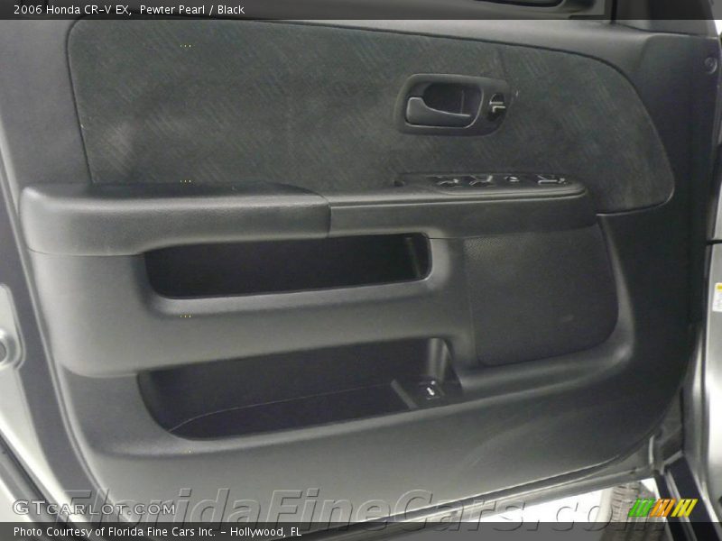 Pewter Pearl / Black 2006 Honda CR-V EX