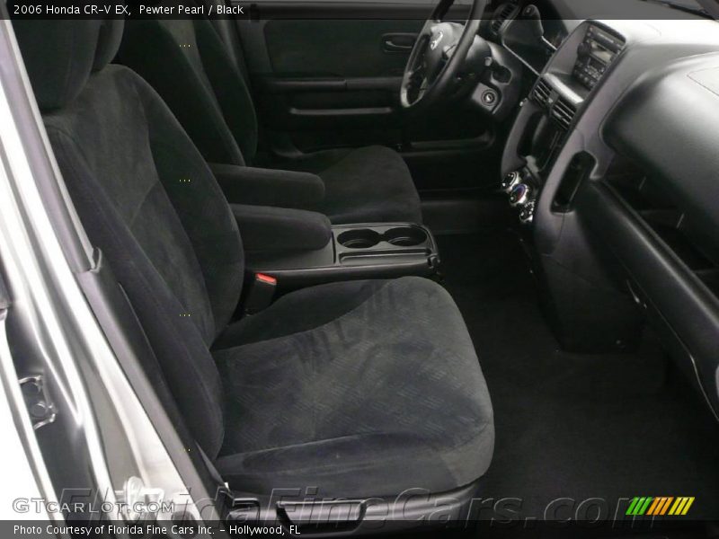 Pewter Pearl / Black 2006 Honda CR-V EX
