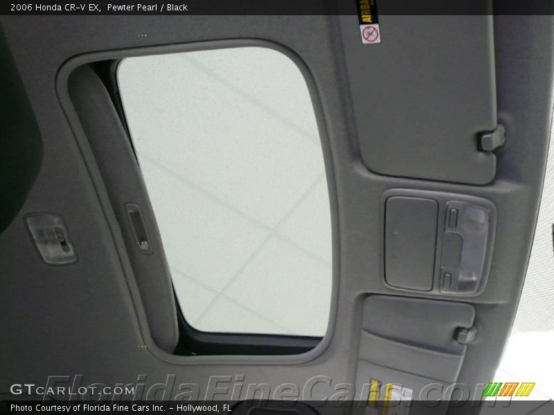 Pewter Pearl / Black 2006 Honda CR-V EX