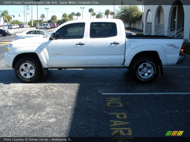 Super White / Graphite Gray 2006 Toyota Tacoma Double Cab 4x4