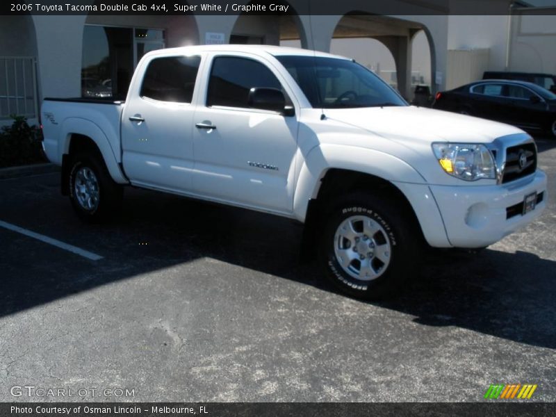 Super White / Graphite Gray 2006 Toyota Tacoma Double Cab 4x4