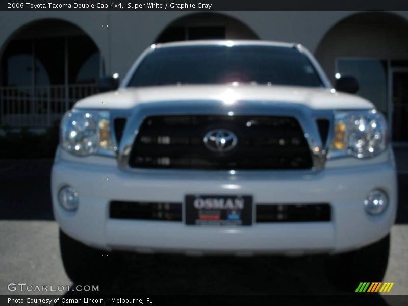 Super White / Graphite Gray 2006 Toyota Tacoma Double Cab 4x4