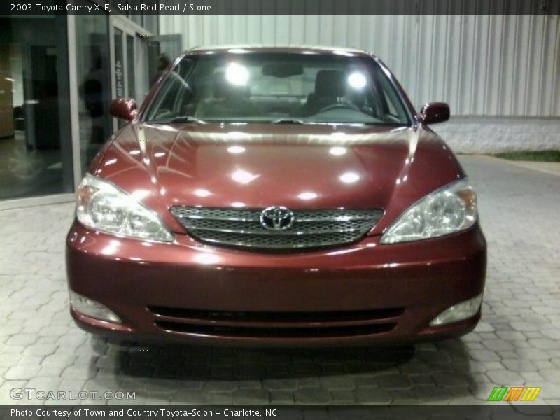 Salsa Red Pearl / Stone 2003 Toyota Camry XLE