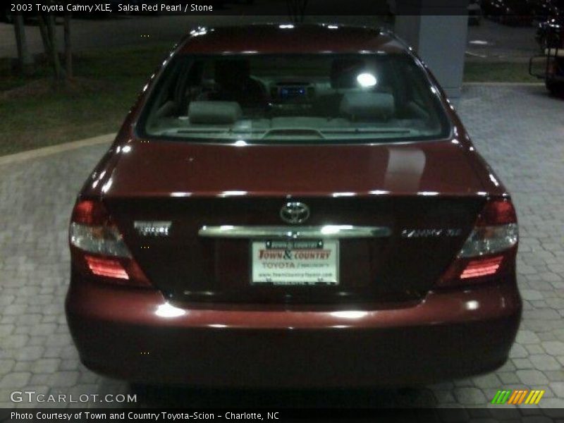 Salsa Red Pearl / Stone 2003 Toyota Camry XLE