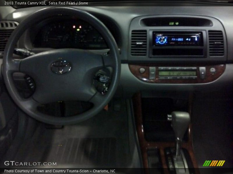Salsa Red Pearl / Stone 2003 Toyota Camry XLE