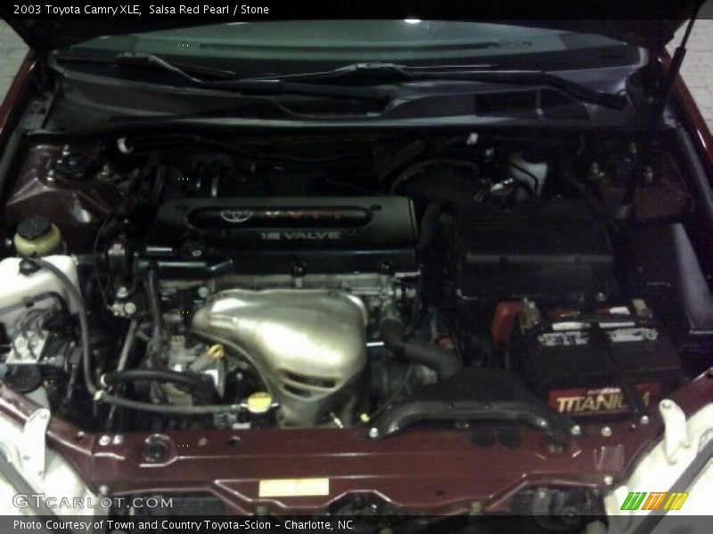 Salsa Red Pearl / Stone 2003 Toyota Camry XLE