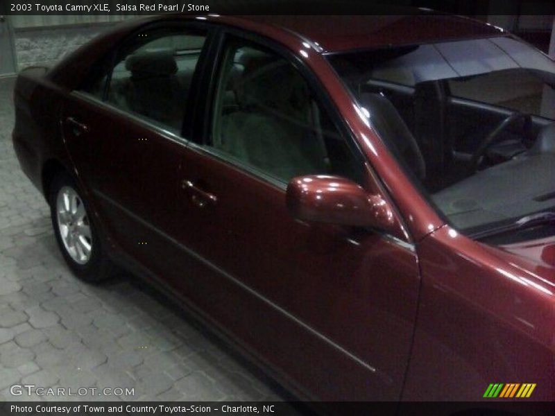 Salsa Red Pearl / Stone 2003 Toyota Camry XLE