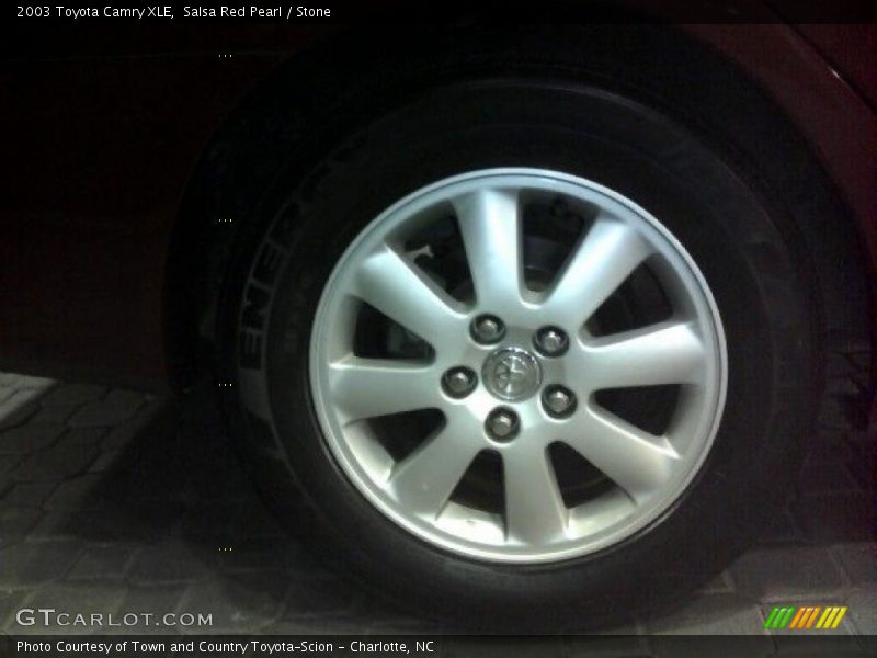 Salsa Red Pearl / Stone 2003 Toyota Camry XLE