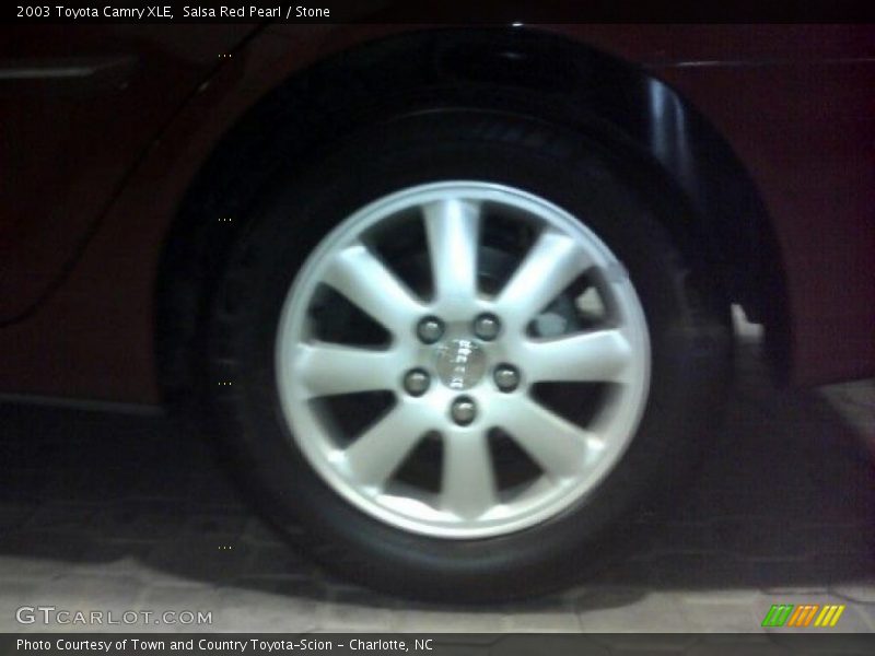 Salsa Red Pearl / Stone 2003 Toyota Camry XLE