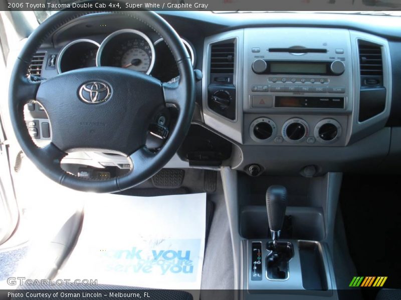 Super White / Graphite Gray 2006 Toyota Tacoma Double Cab 4x4