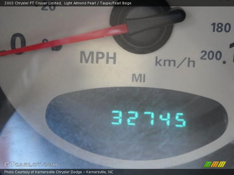 Light Almond Pearl / Taupe/Pearl Beige 2003 Chrysler PT Cruiser Limited