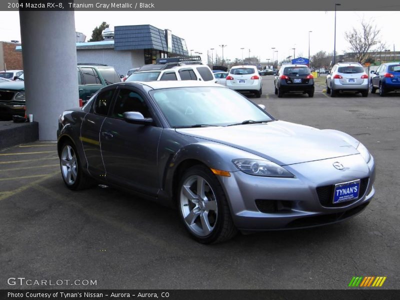 Titanium Gray Metallic / Black 2004 Mazda RX-8