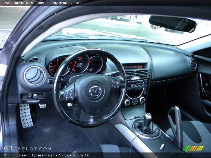 Titanium Gray Metallic / Black 2004 Mazda RX-8