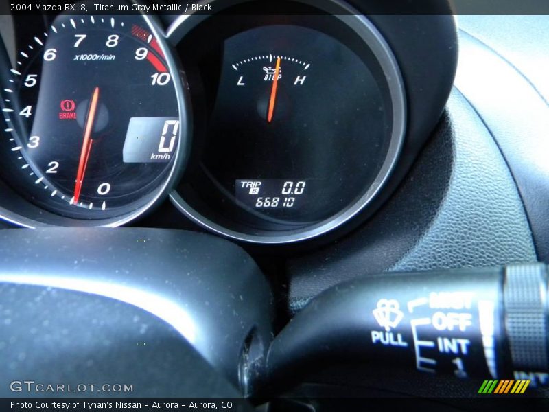 Titanium Gray Metallic / Black 2004 Mazda RX-8