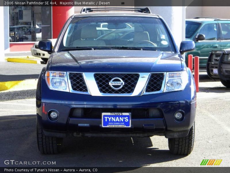 Majestic Blue Metallic / Desert 2006 Nissan Pathfinder SE 4x4