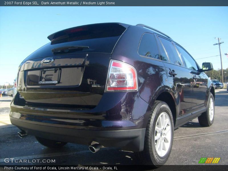 Dark Amethyst Metallic / Medium Light Stone 2007 Ford Edge SEL