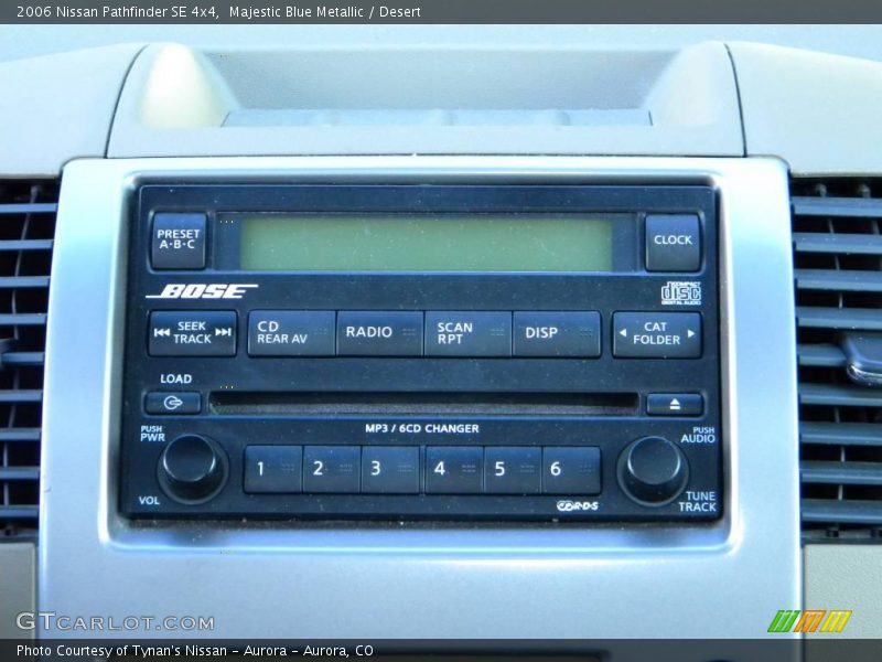 Majestic Blue Metallic / Desert 2006 Nissan Pathfinder SE 4x4