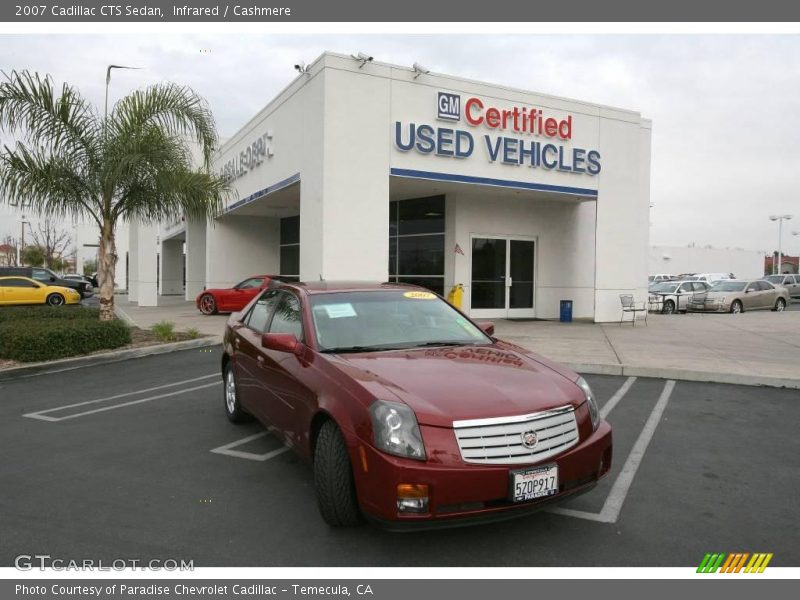 Infrared / Cashmere 2007 Cadillac CTS Sedan