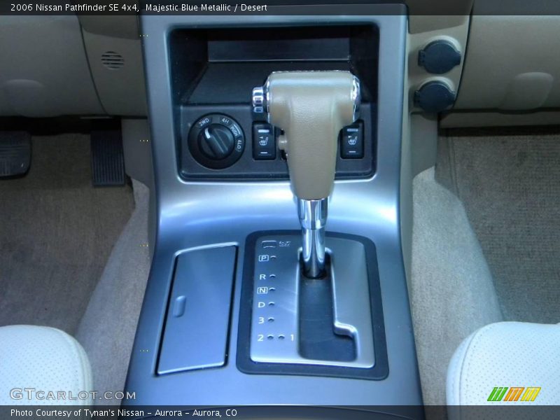 Majestic Blue Metallic / Desert 2006 Nissan Pathfinder SE 4x4