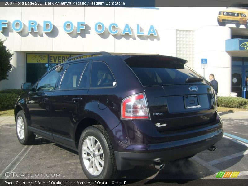 Dark Amethyst Metallic / Medium Light Stone 2007 Ford Edge SEL