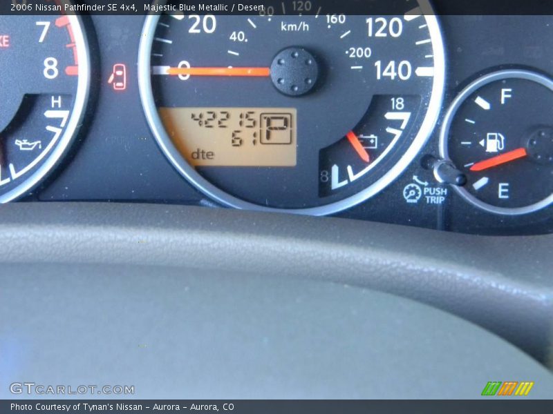 Majestic Blue Metallic / Desert 2006 Nissan Pathfinder SE 4x4