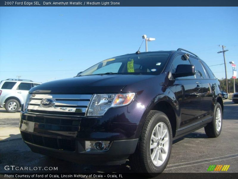 Dark Amethyst Metallic / Medium Light Stone 2007 Ford Edge SEL