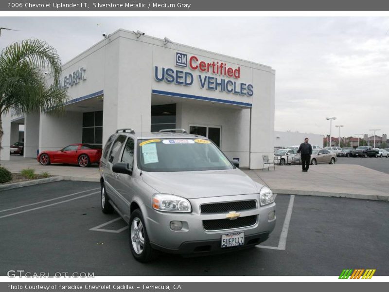Silverstone Metallic / Medium Gray 2006 Chevrolet Uplander LT