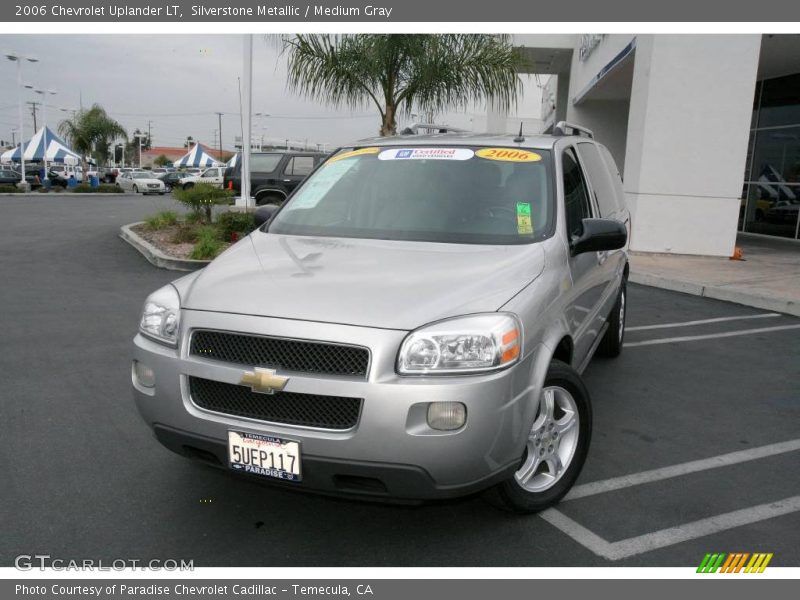 Silverstone Metallic / Medium Gray 2006 Chevrolet Uplander LT