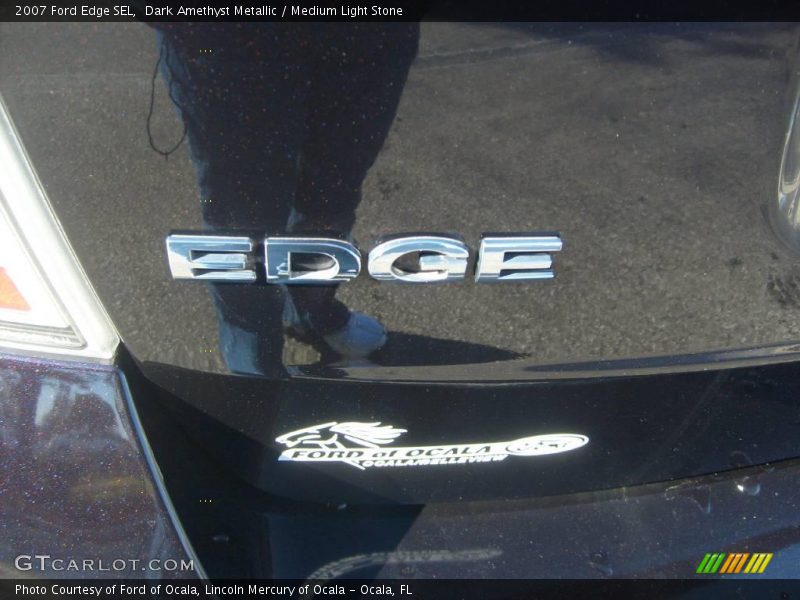 Dark Amethyst Metallic / Medium Light Stone 2007 Ford Edge SEL