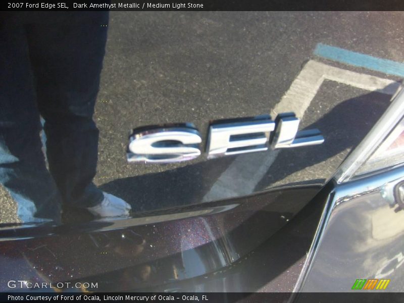 Dark Amethyst Metallic / Medium Light Stone 2007 Ford Edge SEL