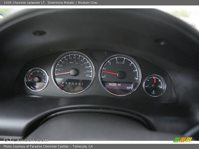 Silverstone Metallic / Medium Gray 2006 Chevrolet Uplander LT