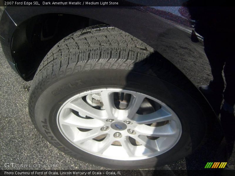 Dark Amethyst Metallic / Medium Light Stone 2007 Ford Edge SEL