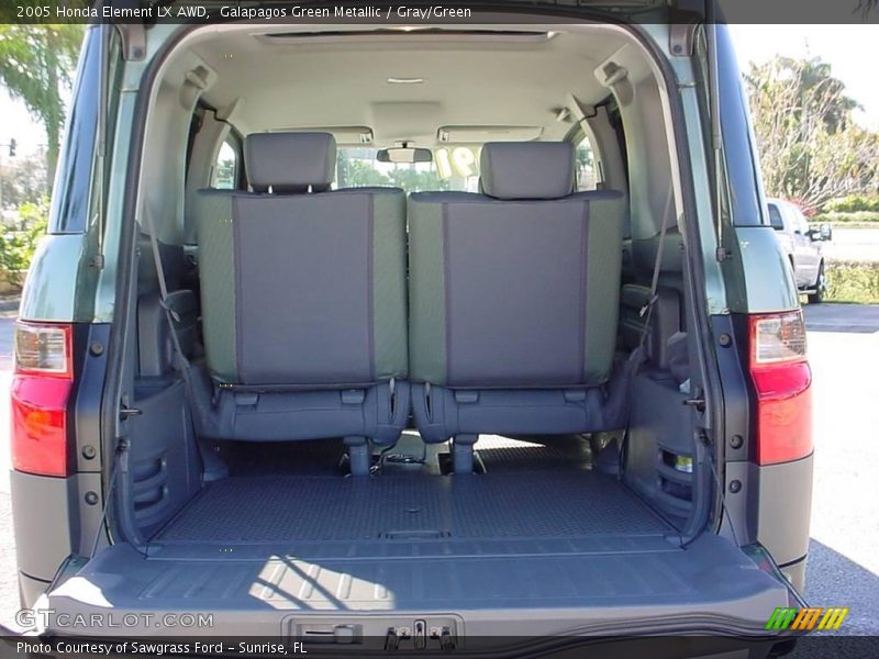 Galapagos Green Metallic / Gray/Green 2005 Honda Element LX AWD