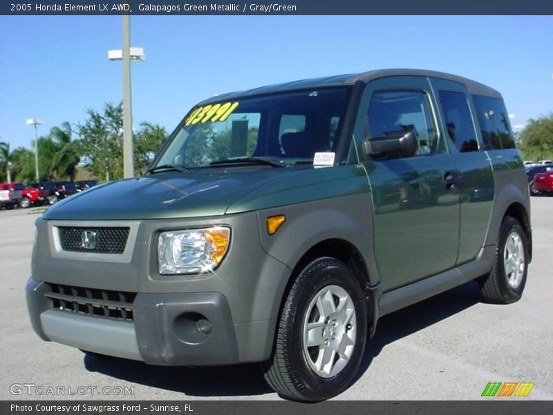 Galapagos Green Metallic / Gray/Green 2005 Honda Element LX AWD