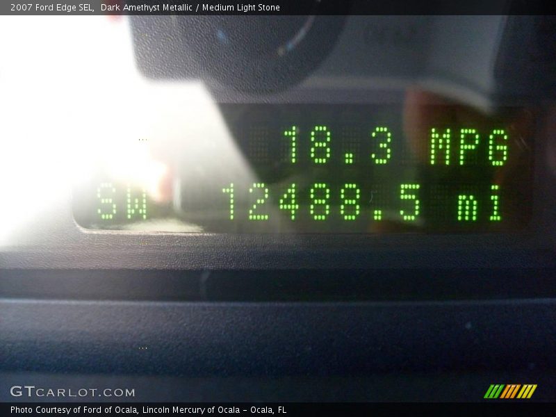 Dark Amethyst Metallic / Medium Light Stone 2007 Ford Edge SEL