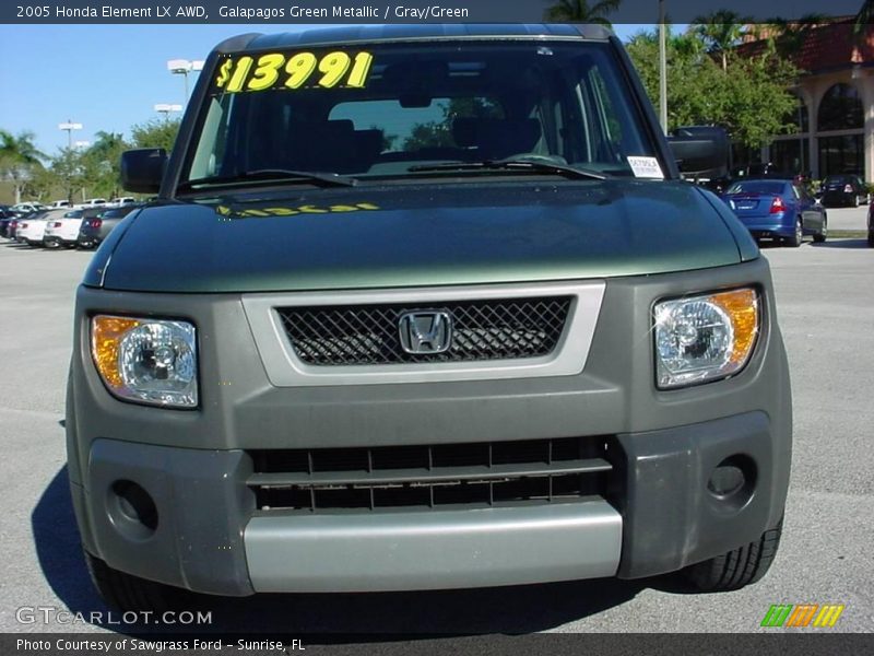 Galapagos Green Metallic / Gray/Green 2005 Honda Element LX AWD