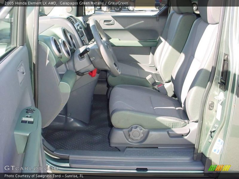 Galapagos Green Metallic / Gray/Green 2005 Honda Element LX AWD