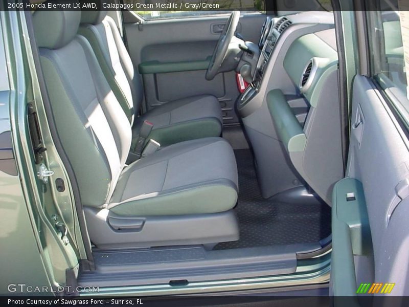 Galapagos Green Metallic / Gray/Green 2005 Honda Element LX AWD