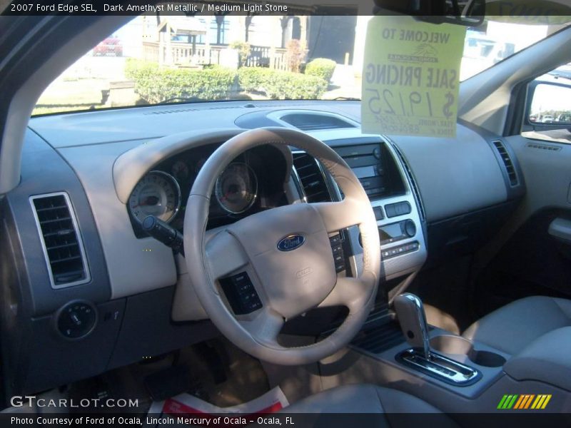 Dark Amethyst Metallic / Medium Light Stone 2007 Ford Edge SEL