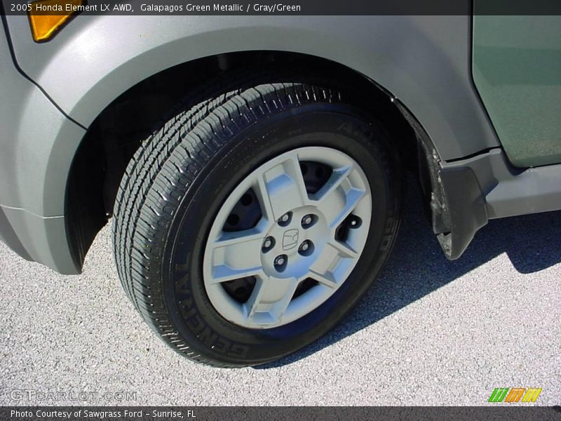 Galapagos Green Metallic / Gray/Green 2005 Honda Element LX AWD