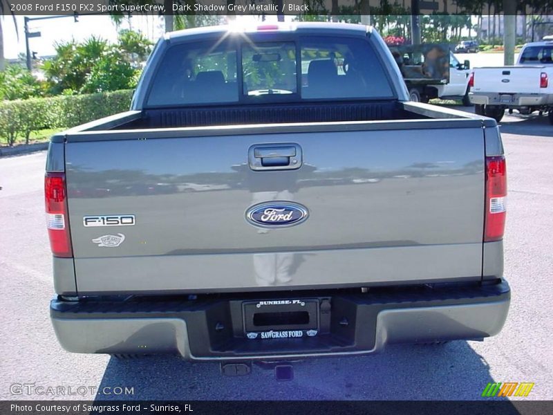 Dark Shadow Grey Metallic / Black 2008 Ford F150 FX2 Sport SuperCrew